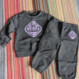 Kids Charcoal Sweatshirt and Joggers Set